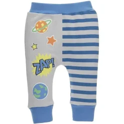Calça Harém Ganz Baby - Azul/Cinza