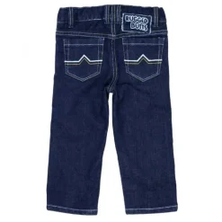 Calça jeans slim azul escuro RuffleButts Everyday