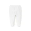 Calça Kissy Kissy Pointelle com pés, branca