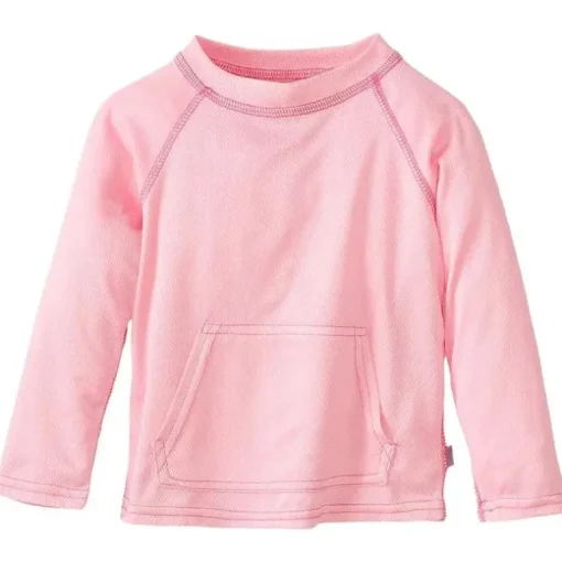 Camisa de proteção solar Iplay Breatheasy, bebê e criança, rosa