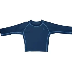 Camisa Iplay manga longa Rashguard, bebê e criança pequena, azul marinho