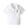 Camisa pólo branca clássica para bebê menino Ralph Lauren