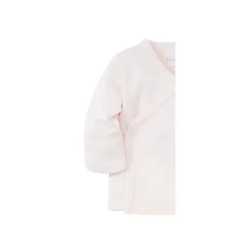 Camiseta Kissy Kissy Pointelle manga longa cruzada, rosa