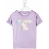 Camiseta Moschino bebê - menina com elefante, lilás
