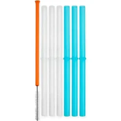 Canudos de Silicone Snug Tomy Boon com Pincel - 6Pk