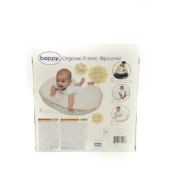 Capa de almofada de algodão orgânico Boppy elefante