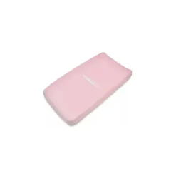 Capa de trocador com contornos para bebê americano, rosa