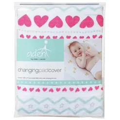Capa de trocador de musselina Aden + Anais Dove, leve