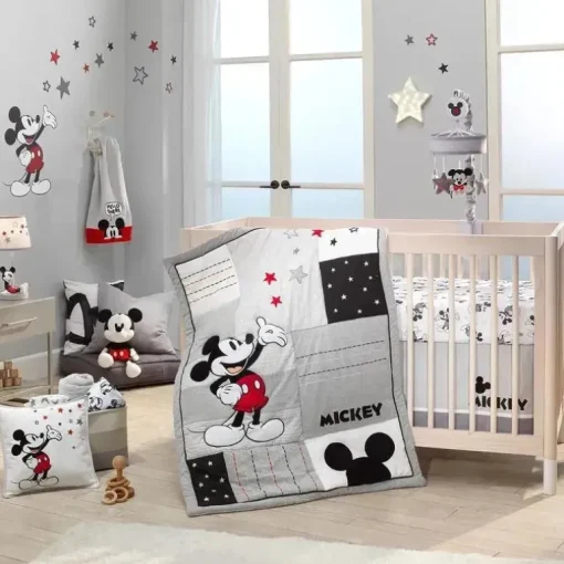 Capa para trocador de fraldas do Mickey Mouse mágico Lambs &amp; Ivy