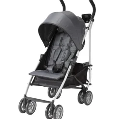 Carrinho compacto Safety 1St - Step Lite, estrutura leve em alumínio, Greyhound