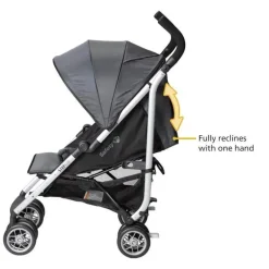 Carrinho compacto Safety 1St - Step Lite, estrutura leve em alumínio, Greyhound