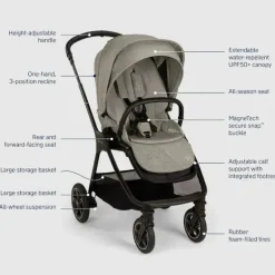 Carrinho de Bebê Nuna Triv Bmw Graphene