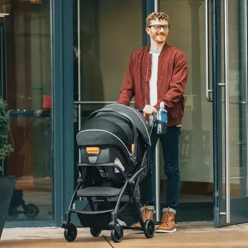 Carrinho de passeio compacto auto-dobrável Chicco - Presto, grafite