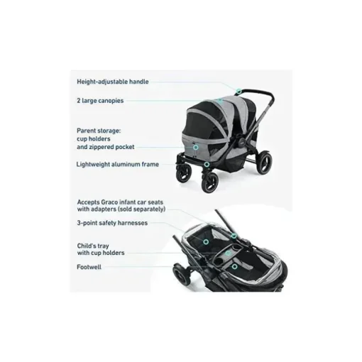 Carrinho de passeio de aventura Graco Modes Wagon-Teton