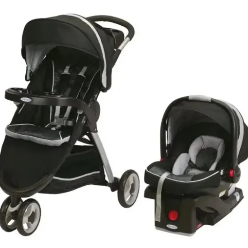 Carrinho de passeio Graco FastAction Fold Sport Click Connect Travel System - Gotham