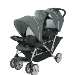 Carrinho Duplo Graco DuoGlider Click Connect, Glacier