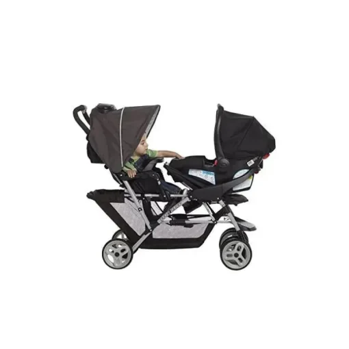 Carrinho Duplo Graco DuoGlider Click Connect, Glacier