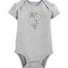 Carter's - Body Original Bee Kind Baby Girl, Cinza
