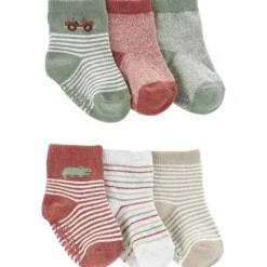 Carters - Bota Listrada Bebê Menino 6 unidades