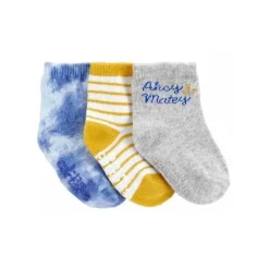 Carters - Botinhas de 3 unidades para bebê menino