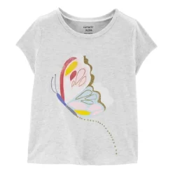 Carters - Camiseta Bebê Menina Borboleta, Urze