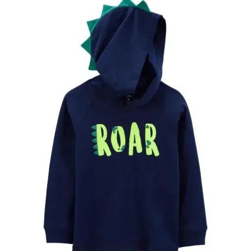 Carter's - Moletom Baby Boy Roar Spike, Marinho