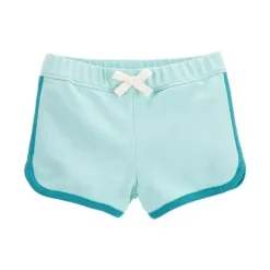 Carters - Shorts de algodão para bebê menina, azul