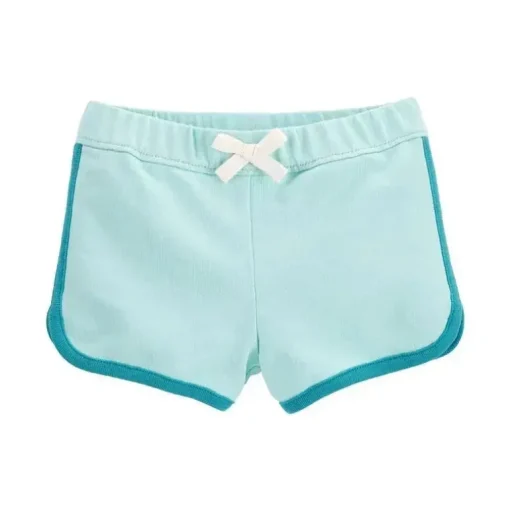 Carters - Shorts de algodão para bebê menina, azul