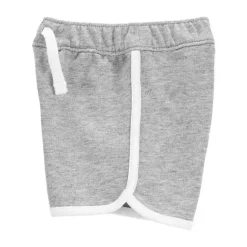 Carters - Shorts de moletinho francês para bebê menino, cinza