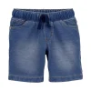 Carter's - Shorts Terry Francês Chambray Baby Boy, Jeans
