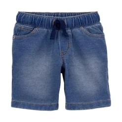 Carter's - Shorts Terry Francês Chambray Baby Boy, Jeans