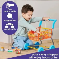 Casdon - carrinho de compras de brinquedo colorido para crianças a partir de 3 anos