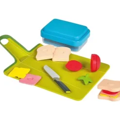 Casdon - Conjunto de preparação de almoço de brinquedo Joseph Joseph GoEat para crianças a partir de 2 anos, com comida cortável