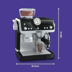 Casdon - Máquina de café Barista DeLonghi Toys com sons e revelação mágica de café, para crianças a partir de 3 anos