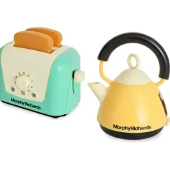 Casdon - Torradeira e chaleira Morphy Richards, brinquedo interativo para crianças de 3 anos