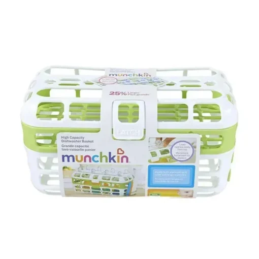 Cesta de lava-louças de alta capacidade Munchkin, as cores podem variar