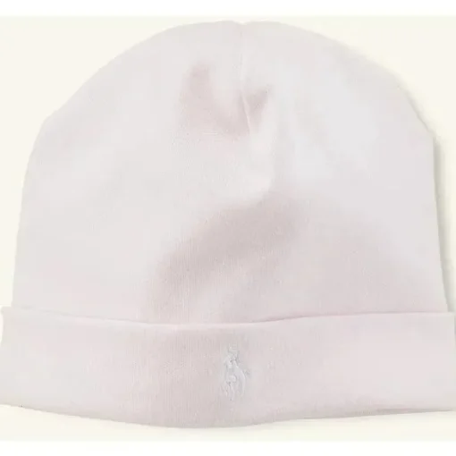 Chapéu de Beanie Ralph Lauren, Rosa Delicado