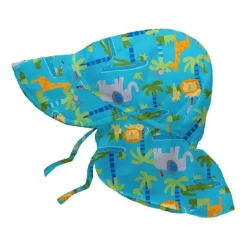 Chapéu de Proteção Solar i Play Flap - Aqua Jungle