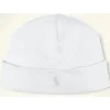 Chapéu Interlock de Algodão Ralph Lauren, Branco