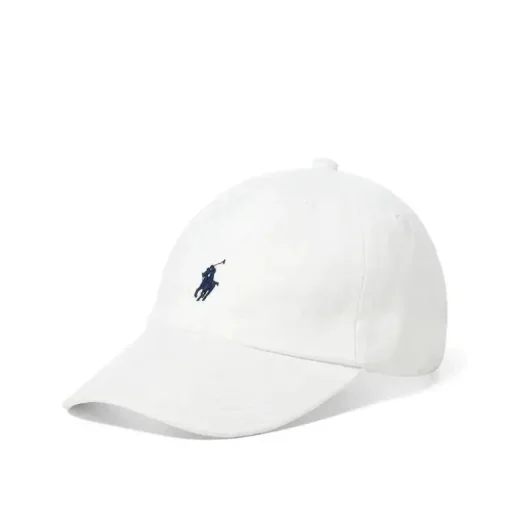 Chapéu Polo Branco Clássico Ralph Lauren para Bebê