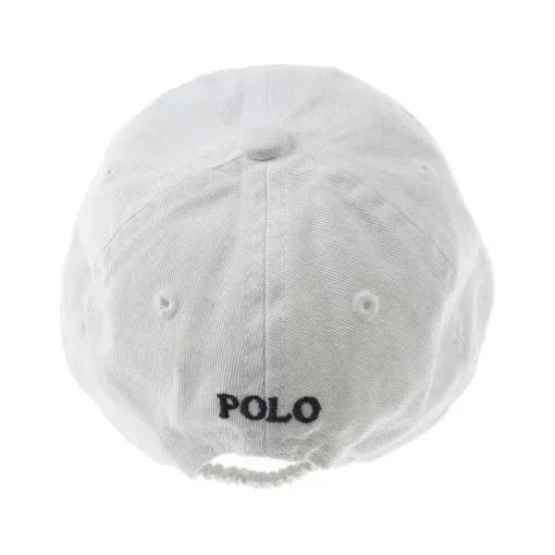 Chapéu Polo Branco Clássico Ralph Lauren para Bebê