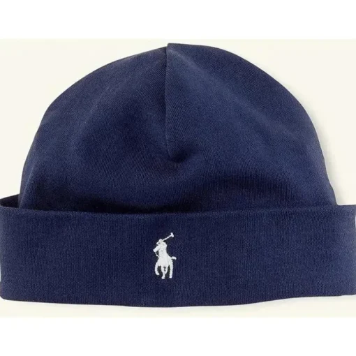 Chapéu Ralph Lauren Cotton Interlock, Marinha Francesa