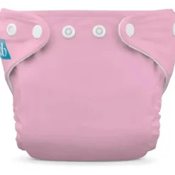 Charlie Banana - 1 Pacote - Fralda de Pano Reutilizável Recém-nascido - Rosa Bebê
