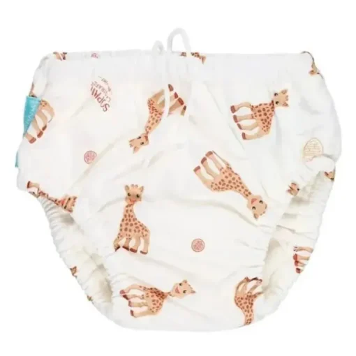 Charlie Banana - Fralda de banho reutilizável Sophie la Girafe Classic
