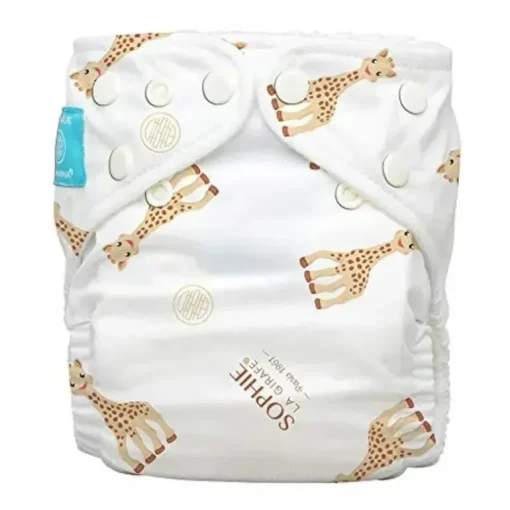 Charlie Banana - Sophie La Girafe Baby Fleece Reutilizável e Lavável Sistema de Fraldas de Pano