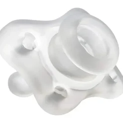 Chicco - 2 Pk Physioforma Silicone Mini Chupeta Ortodôntica Transparente, 0/2M