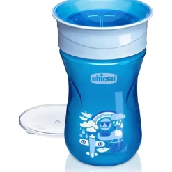 Chicco - 360° Spoutless Rim Trainer Sippy Cup 9M+ | Blue