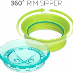 Chicco - 360° Spoutless Rim Trainer Sippy Cup 9M+ | Green