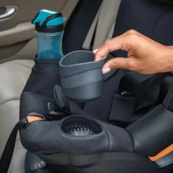 Chicco - Assento de carro conversível giratório Fit360 ClearTex, cinza Drift