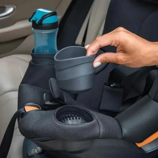 Chicco - Assento de carro conversível giratório Fit360 ClearTex, cinza Drift